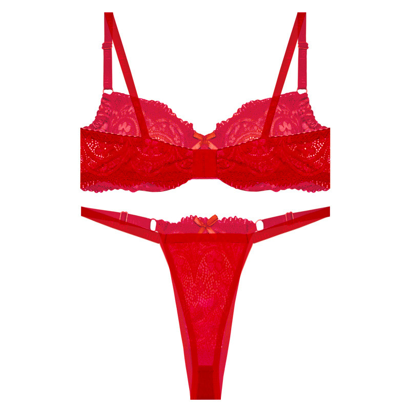 ست شورت و سوتین زنانه ژوبین مدل توری کد 13554