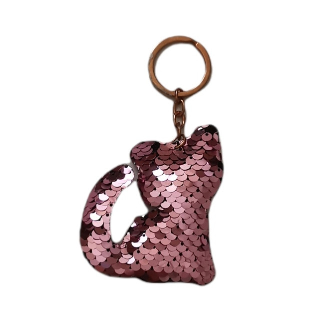 جاکلیدی دخترانه مدل گربه پولکی