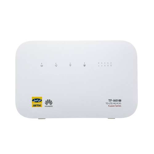 مودم 4G/TD-LTE ایرانسل مدل TF-i60 H1 به همراه سیم کارت دو قلو و 320 گیگابایت اینترنت 6 ماهه