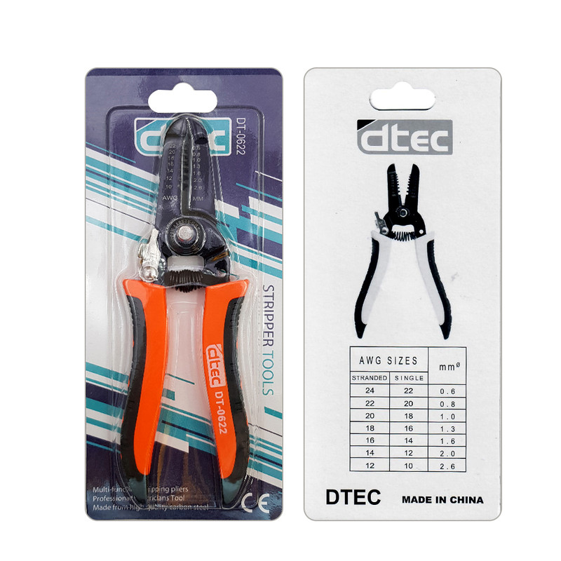 انبر سیم لخت کن دی تک مدل DT-0622 سایز 7 اینچ انبر سیم لخت کن دی تک مدل DT-0622 سایز 7 اینچ