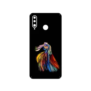MAHOOT Rainbow Hair Digital Art Cover Sticker for Huawei P30 Lite  24 MP Camera