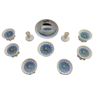 مجموعه ظروف هفت سین 10 پارچه کد 2000