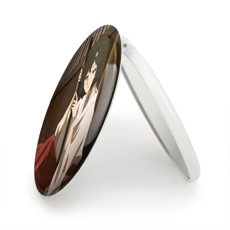 آینه جیبی خندالو طرح روکا انیمه اشتاینز گیت مدل تاشو کد 17497