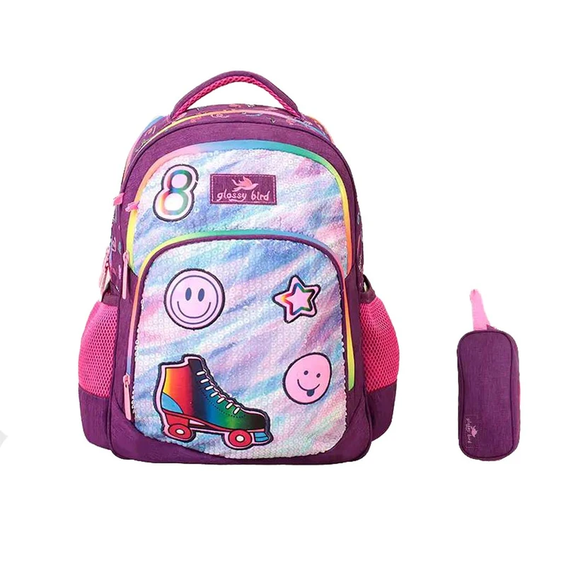 کوله پشتی گلسی برد مدل GB2526p به همراه جامدادی