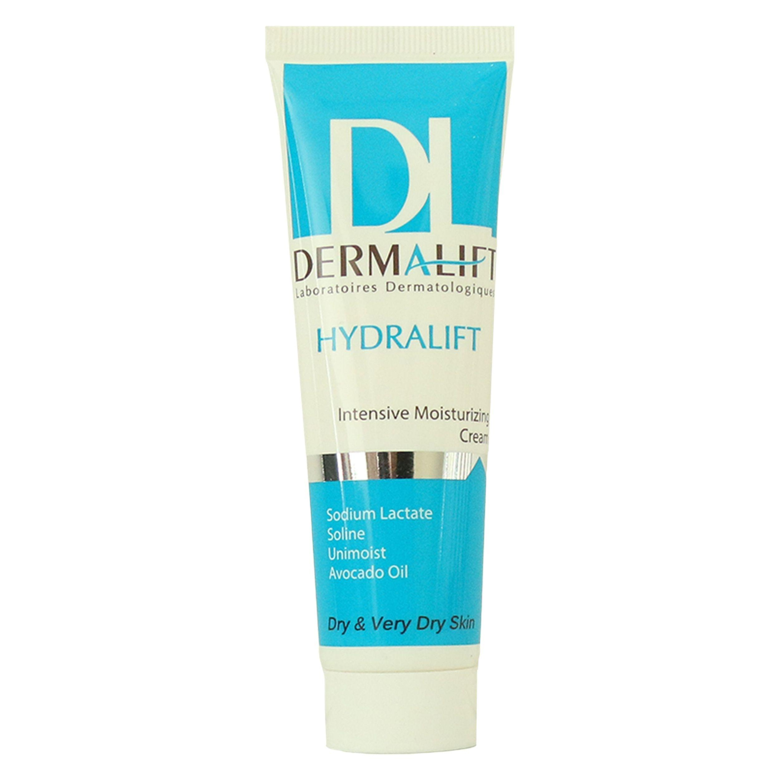 کرم مرطوب‌ کننده صورت درمالیفت مدل Hydralift Intensive مناسب پوست خشک حجم 50 میلی‌ لیتر