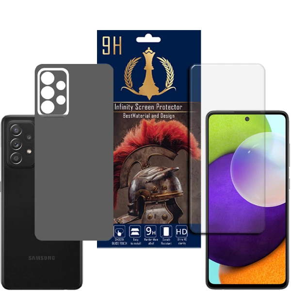 برچسب پوششی اینفینیتی مدل PRO MAX مناسب برای گوشی موبایل سامسونگ Galaxy A52 / A52S / A53 به همراه محافظ صفحه نمایش