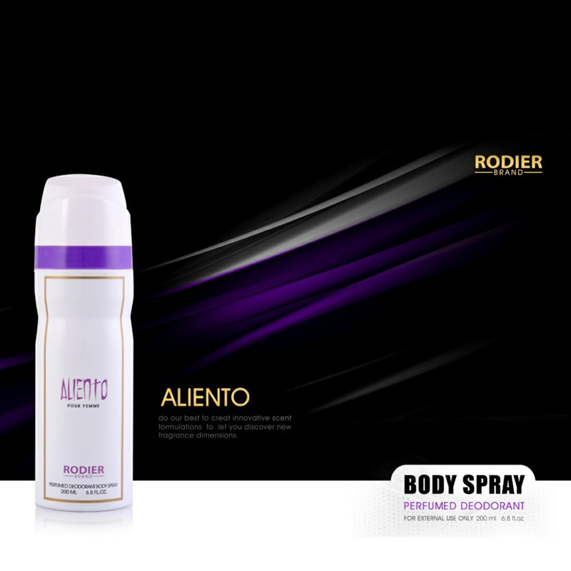 اسپری بدن زنانه رودیر مدل الین حجم 200 میلی لیتر اسپری بدن زنانه رودیر مدل الین حجم 200 میلی لیتر