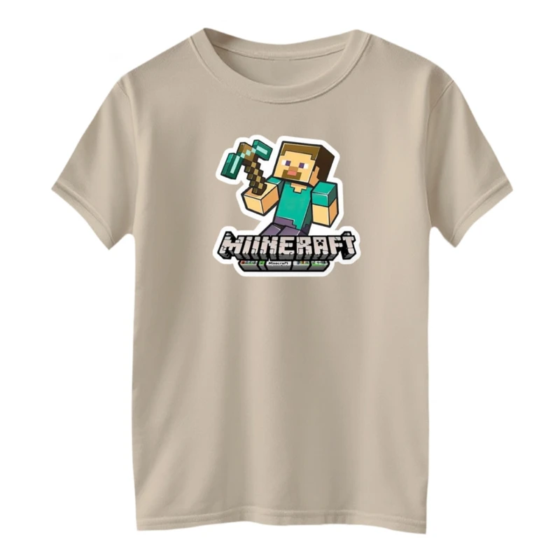 تی شرت آستین کوتاه بچگانه مدل ماینکرفت کد01