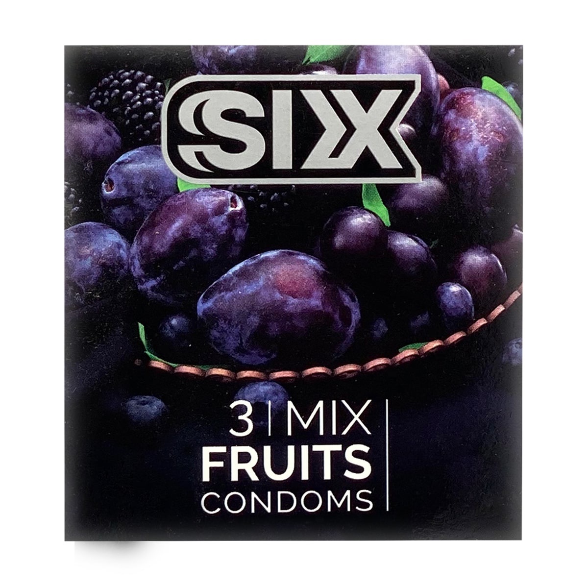 کاندوم سیکس مدل Mix Fruits بسته 3 عددی