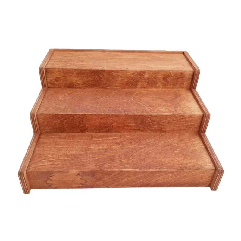 استند جا ادویه ای مدل چوبی طرح 3 پله کد Ply