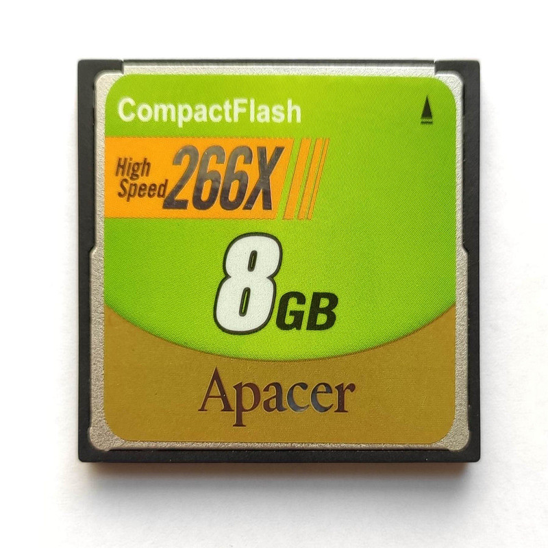کارت حافظه CompactFlash اپیسر مدل AP8G سرعت 266X ظرفیت 8 گیگابایت