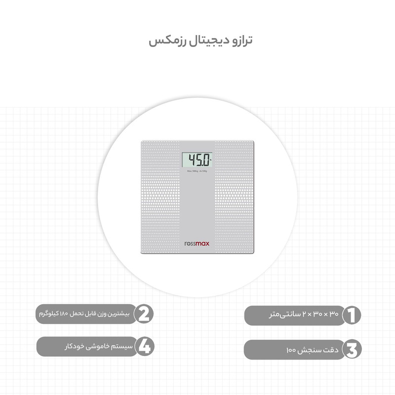 ترازو دیجیتال رزمکس مدل WB101