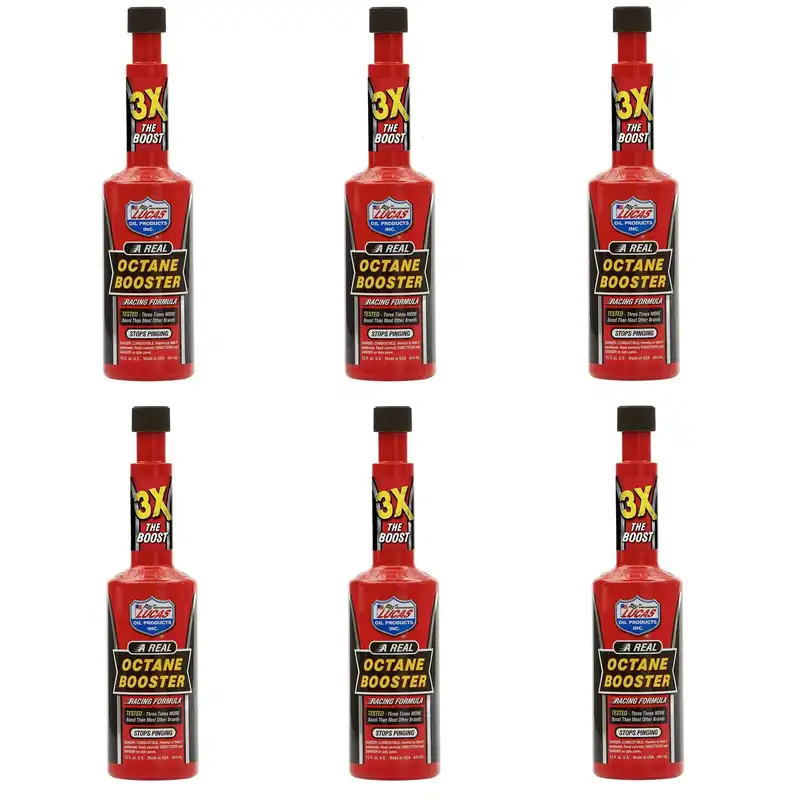 اکتان بوستر و مکمل سوخت لوکاس مدل 3Bost حجم 444 میلی لیتر بسته 6 عددی