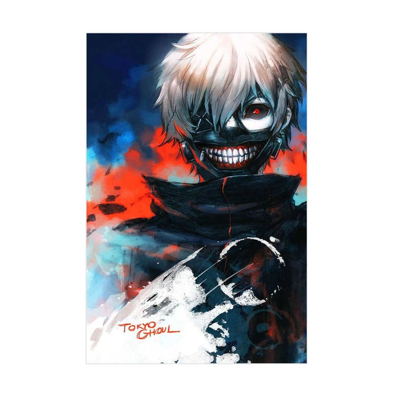 کارت پستال بادکنک آبی طرح انیمه Tokyo Ghoul مدل A5