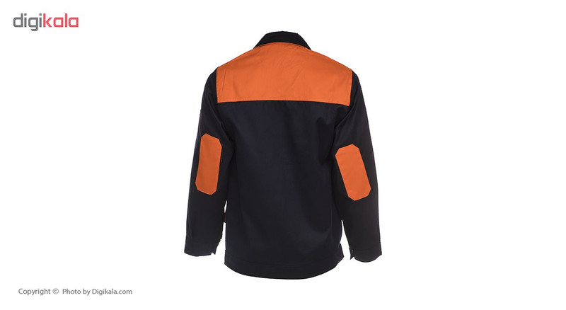 لباس کار مهندسی سبلان کد 04 مدل سرمه ای نارنجی
