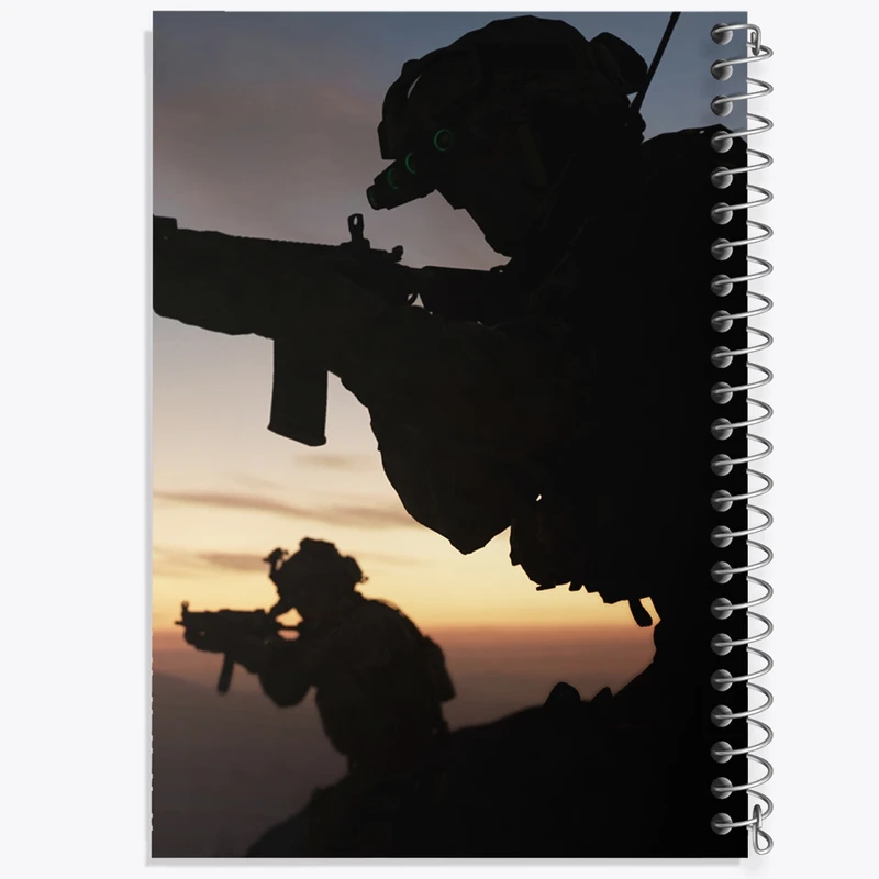 دفتر نت موسیقی 50 برگ خندالو مدل کال اف دیوتی (Call of duty) کد F297