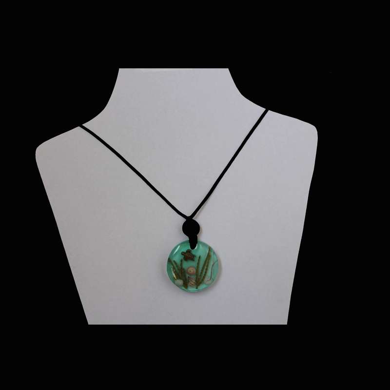 گردنبند دخترانه مدل دریایی لاک پشت