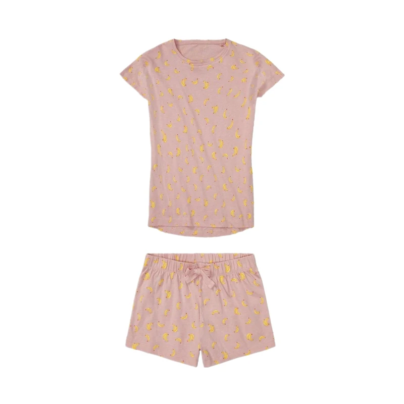 ست تی شرت و شلوارک دخترانه پیپرتس مدل Banana best cotton