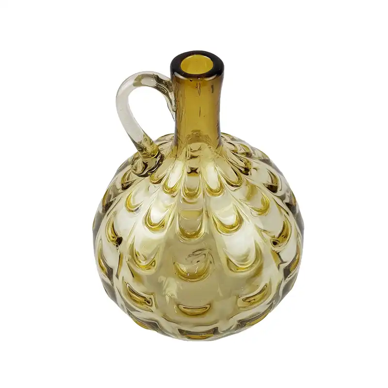 بطری شیشه ای مدل قرابه دسته دار کد 005