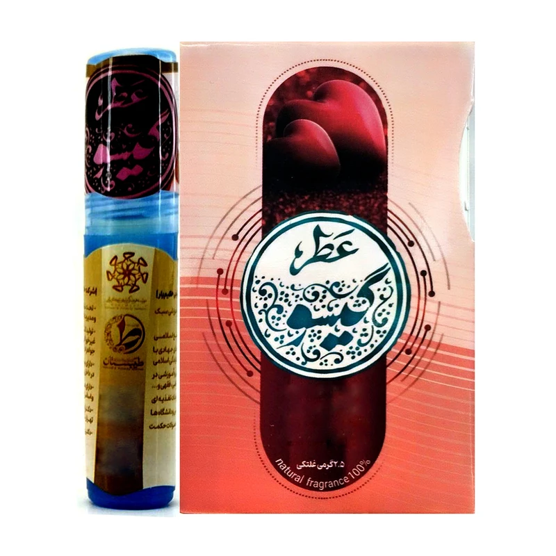 عطر جیبی طیبستان مدل گیسو حجم 2.5 میلی لیتر