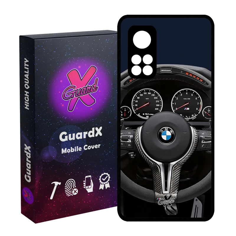 کاور گارد ایکس طرح BMW مدل Glass10345 مناسب برای گوشی موبایل شیائومی Mi 10T / Mi 10T Pro