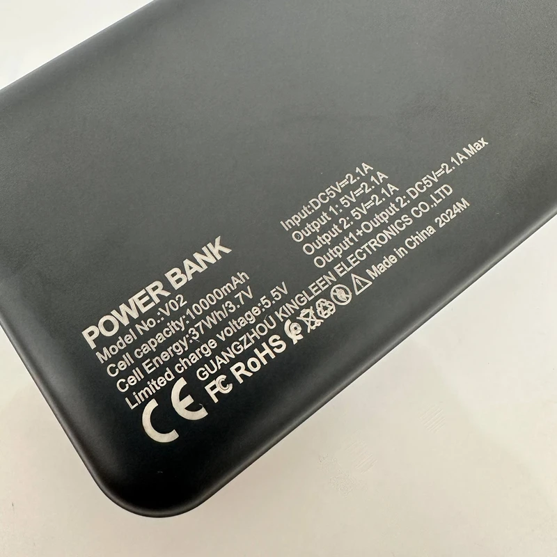 عکس شماره 10 : پاوربانک پی زد ایکس مدل v02 ظرفیت 10000 میلی آمپر ساعت