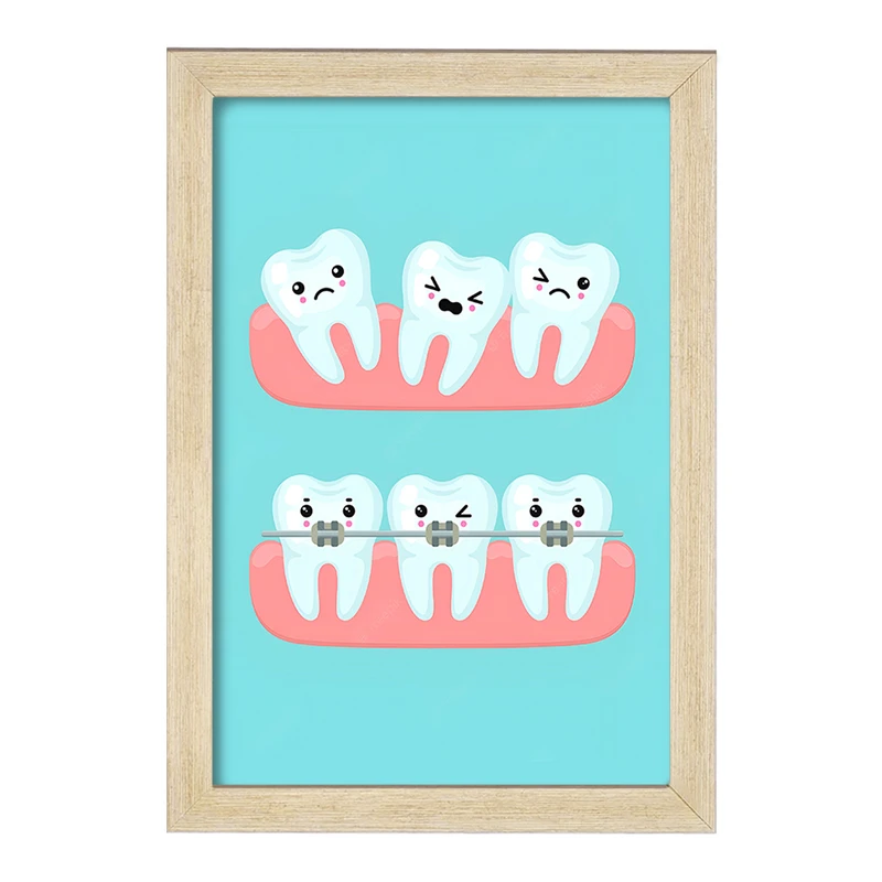 تابلو خندالو مدل دندان و دندان پزشکی کودکانه کد F9819