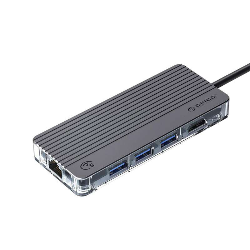 هاب ۸ پورت USB-C اوریکو مدل WB-8P-V1 هاب ۸ پورت USB-C اوریکو مدل WB-8P-V1