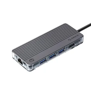 هاب ۶ پورت USB-C اوریکو مدل WB-6RJ-V1