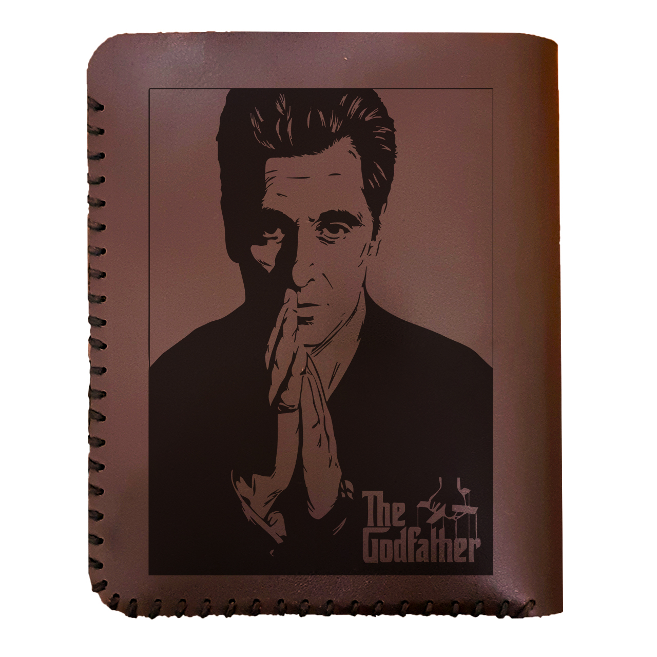 کیف پول مردانه طرح God Father کد 8012
