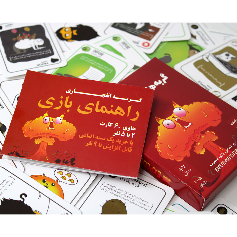 بازی فکری مدل گربه انفجاری کد EXP KTN 02