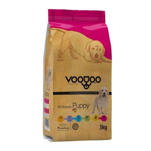 نقد و بررسی غذای خشک سگ وودو مدل Puppy وزن 3 کیلوگرم توسط خریداران