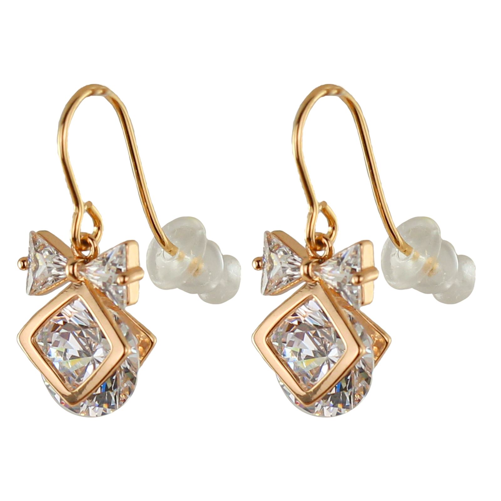 گوشواره زنانه ژوپینگ مدل پاپیون کد cs358 -  - 1