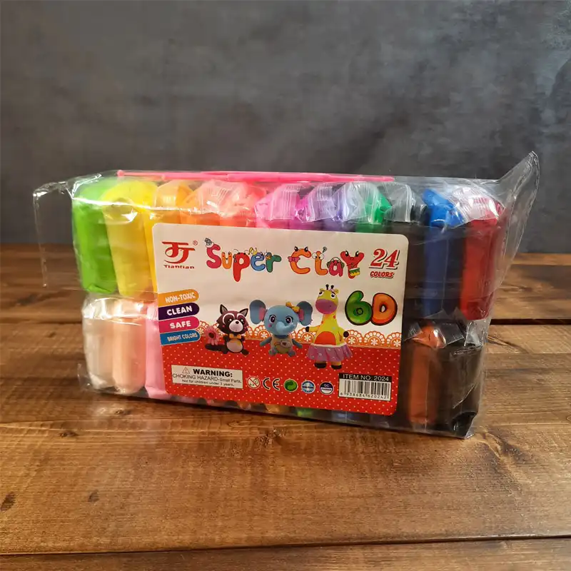 خمیر بازی کلی مدل سبک بسته 24 عددی