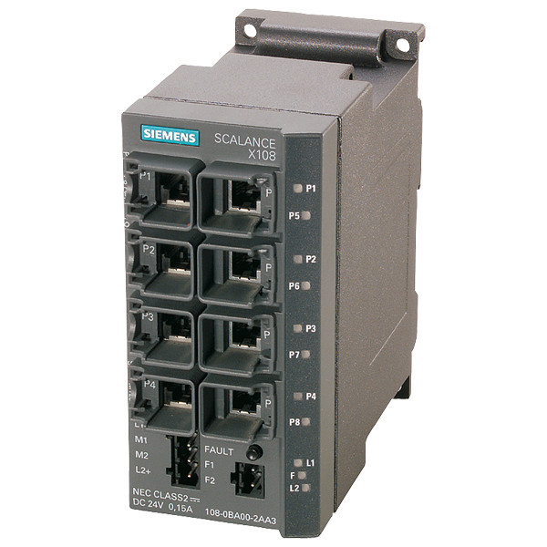 هاب سویچ 8 پورت زیمنس مدل 6GK5108-0BA00-2AA3