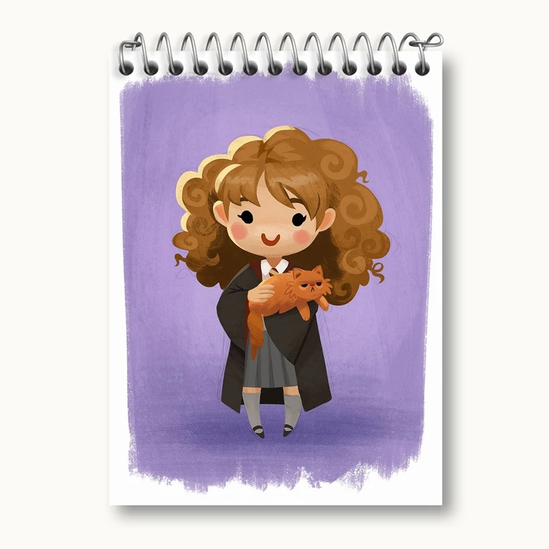 دفتر یادداشت 50 برگ خندالو مدل هری پاتر Harry Potter کد 2896
