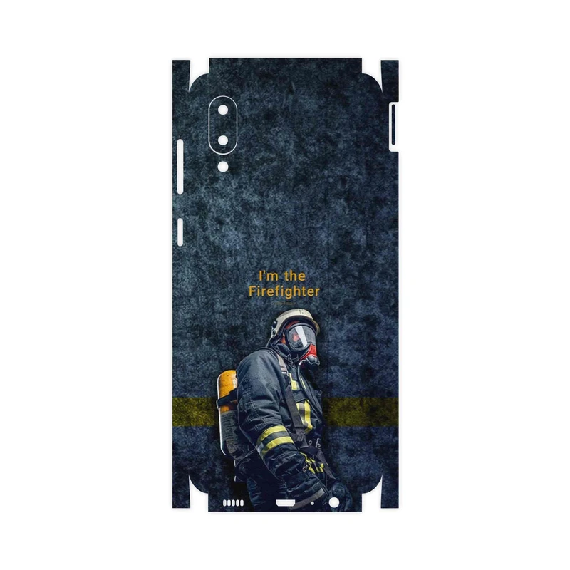 برچسب پوششی ماهوت مدل Firefighter-FullSkin مناسب برای گوشی موبایل سامسونگ Galaxy M02