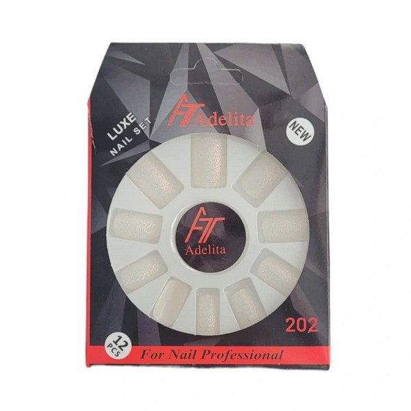 ناخن مصنوعی آدلیتا مدل G-202 بسته 12 عددی