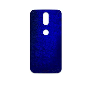 MAHOOT Blue-Holographic Cover Sticker for Motorola Moto G4