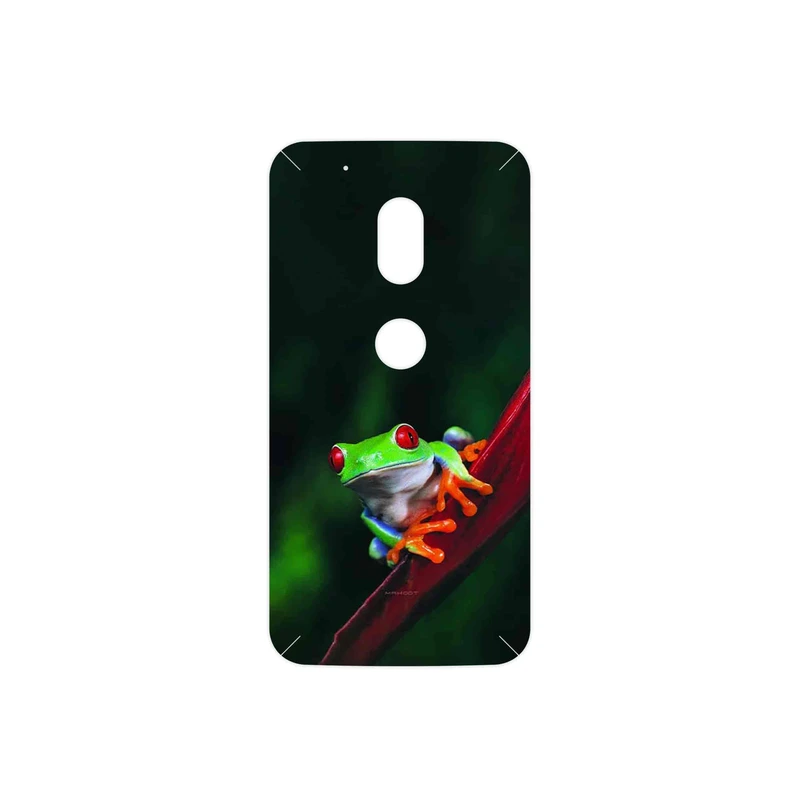 برچسب پوششی ماهوت مدل Frog مناسب برای گوشی موبایل موتورولا Moto G4 Play