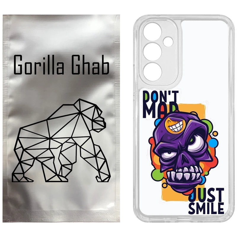 کاور گوریلا قاب طرح Smile مدل CLG کد 33 مناسب برای گوشی موبایل سامسونگ Galaxy A54