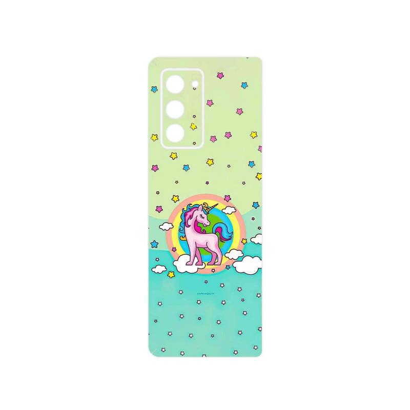 برچسب پوششی ماهوت مدل Rainbow unicorn adventure مناسب برای گوشی موبایل سامسونگ Galaxy Z FOLD 2