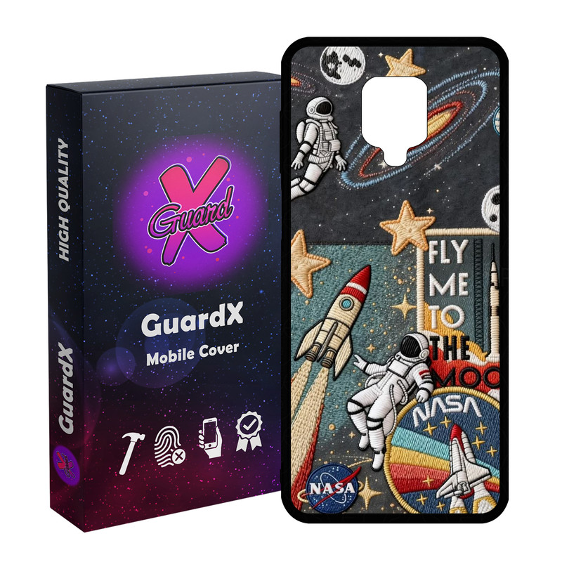 کاور گارد ایکس طرح فضا مدل 11174 مناسب برای گوشی موبایل شیائومی Redmi Note9 Pro/Note 9 Pro Max/Redmi Note 9S/MI Poco M2 Pro