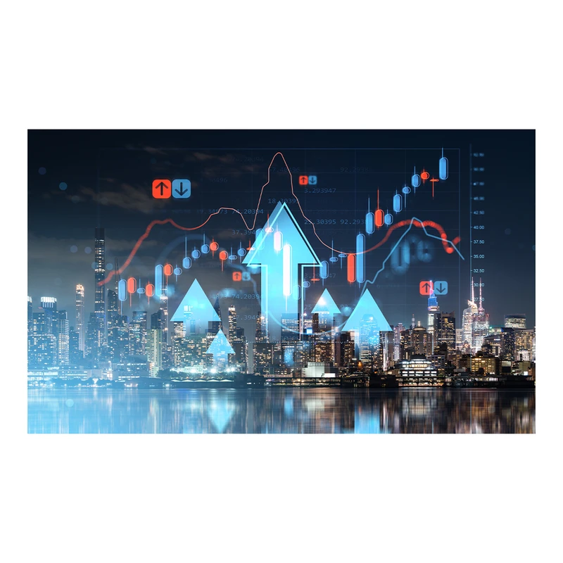 کاغذ دیواری مدل ترید بازار مالی کد AR3060543