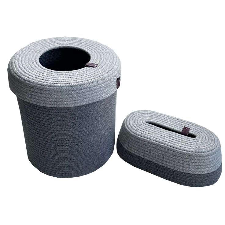 ست سطل و جای دستمال کاغذی مدل 01