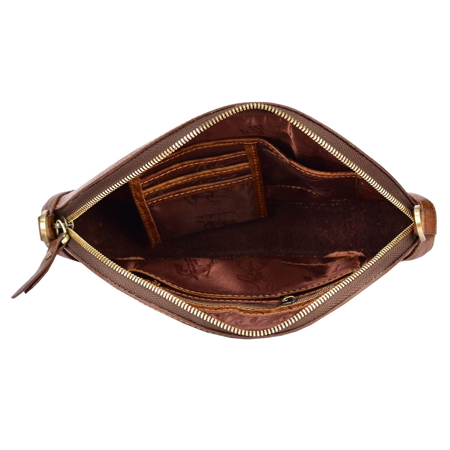 کیف دوشی زنانه چرم نگار مدل ترلان گل -  - 11