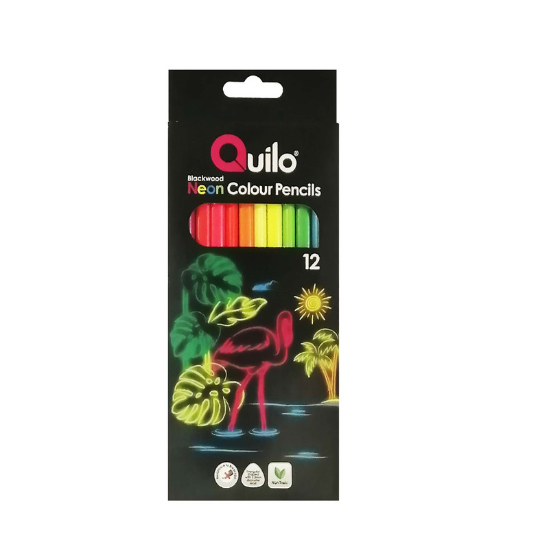 مداد رنگی 12 رنگ کوییلو مدل فلامینگو