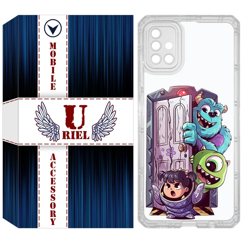 کاور یوریل مدل Clear کد 67 طرح سالیوان مناسب برای گوشی موبایل سامسونگ Galaxy A51