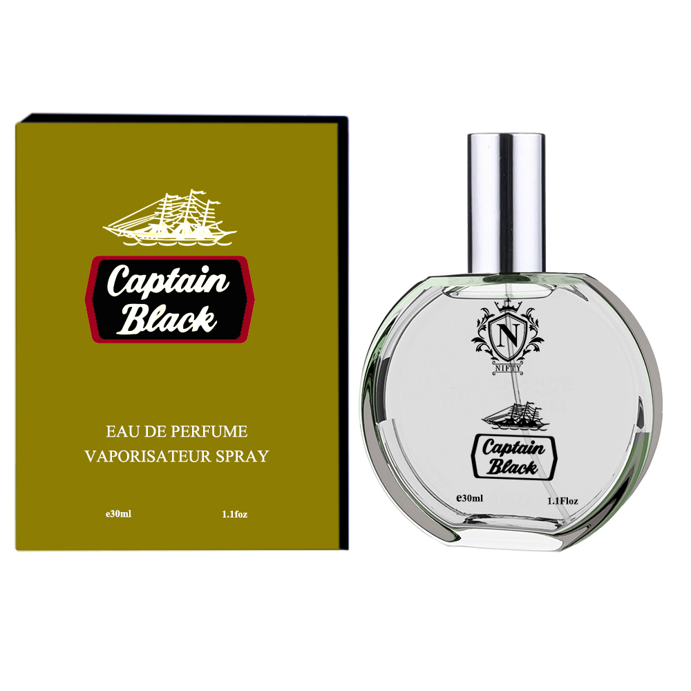 ادو پرفیوم مردانه نیفتی مدل Captain Black حجم 30 میلی لیتر