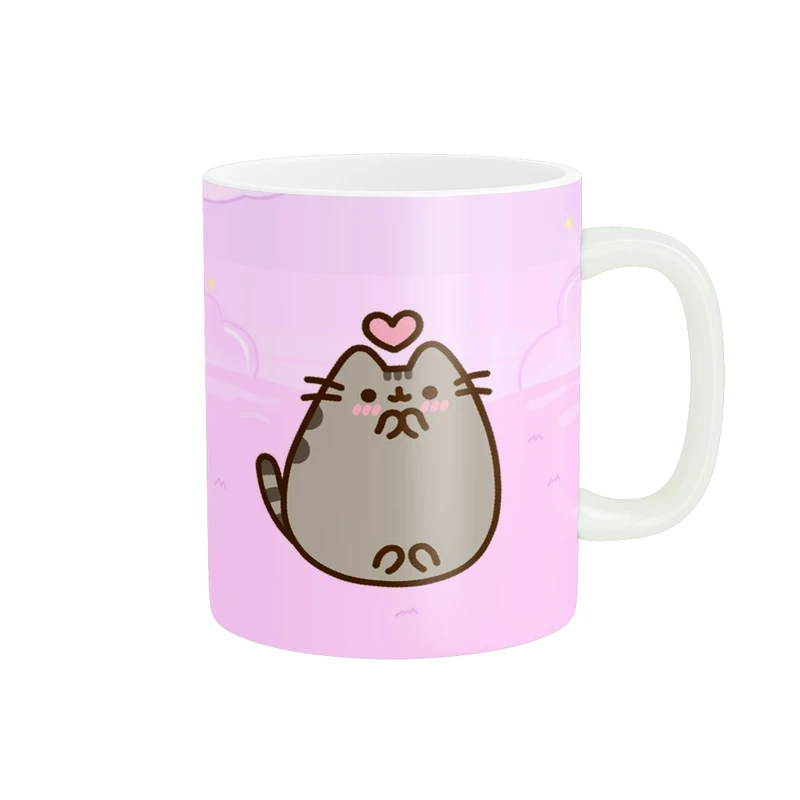 ماگ پادآفرین مدل فانتزی طرح گربه کیوت و بامزه کد p9829